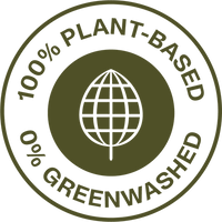 100% plant-based formulas. 0% greenwashed.