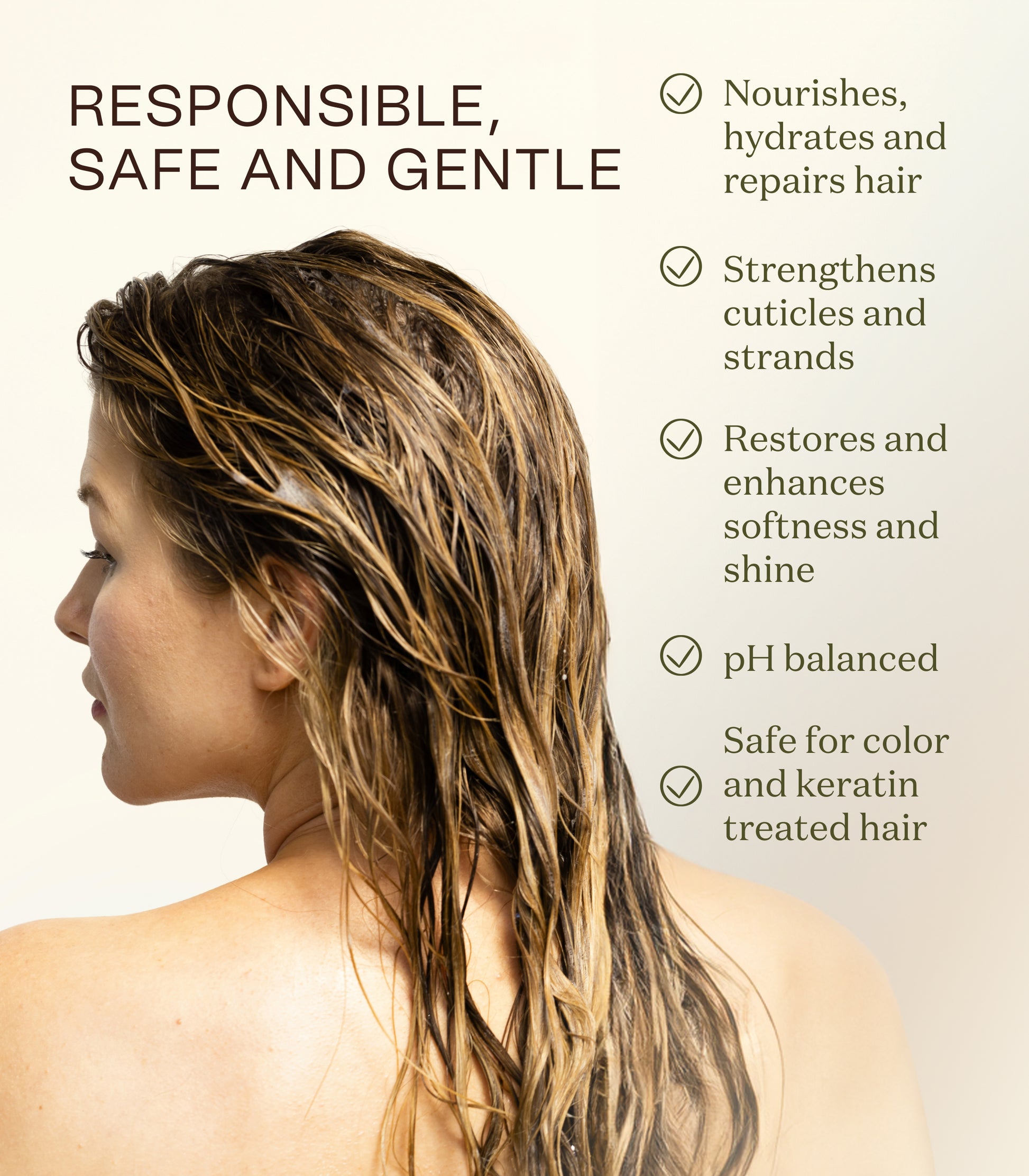 Promotional graphic highlighting a specific use case or benefit of the Daily Conditioner