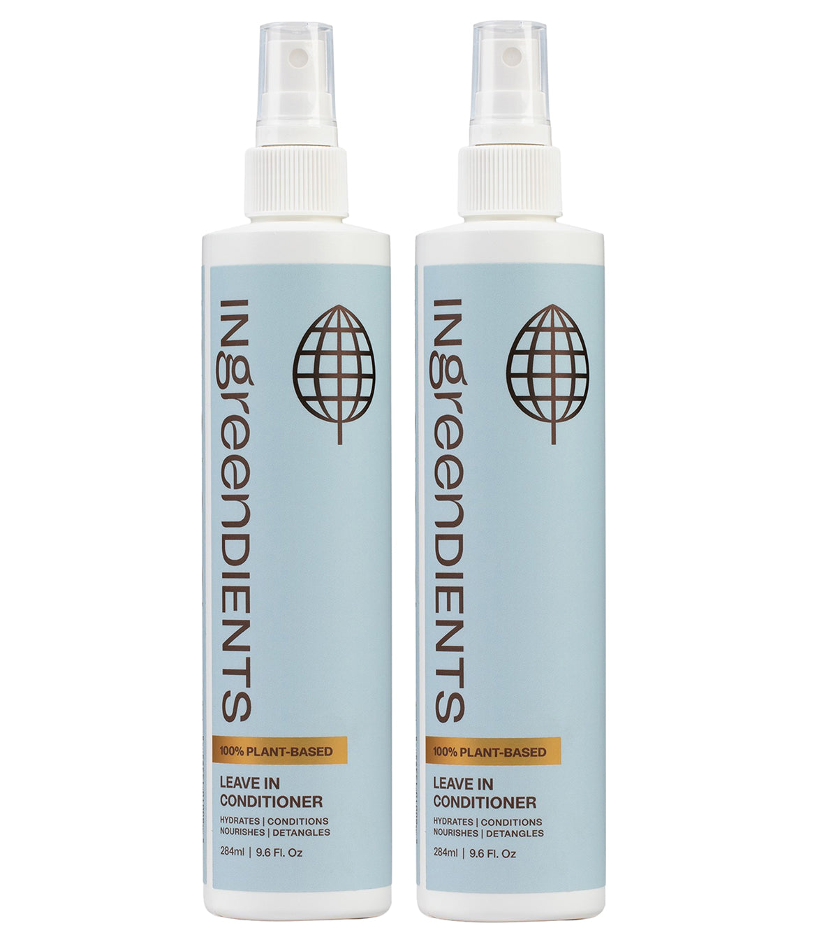 Two-pack set of the Detangler Leave-In Conditioner bottles
