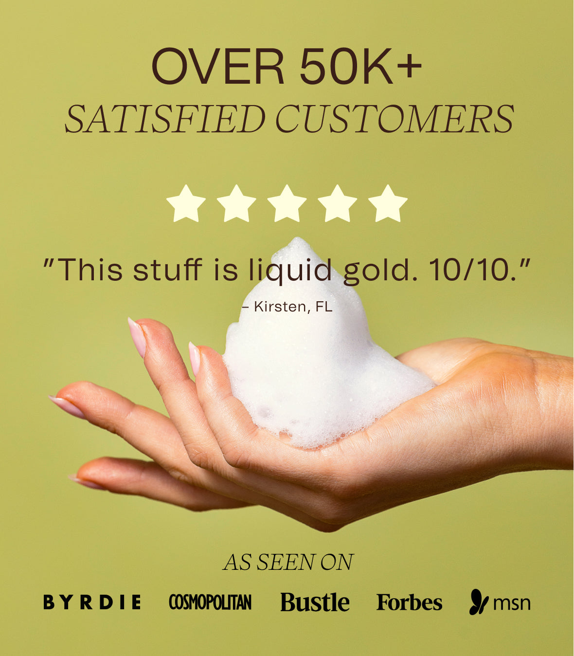 Promotional graphic highlighting the third key feature of the Nourishing Body Wash