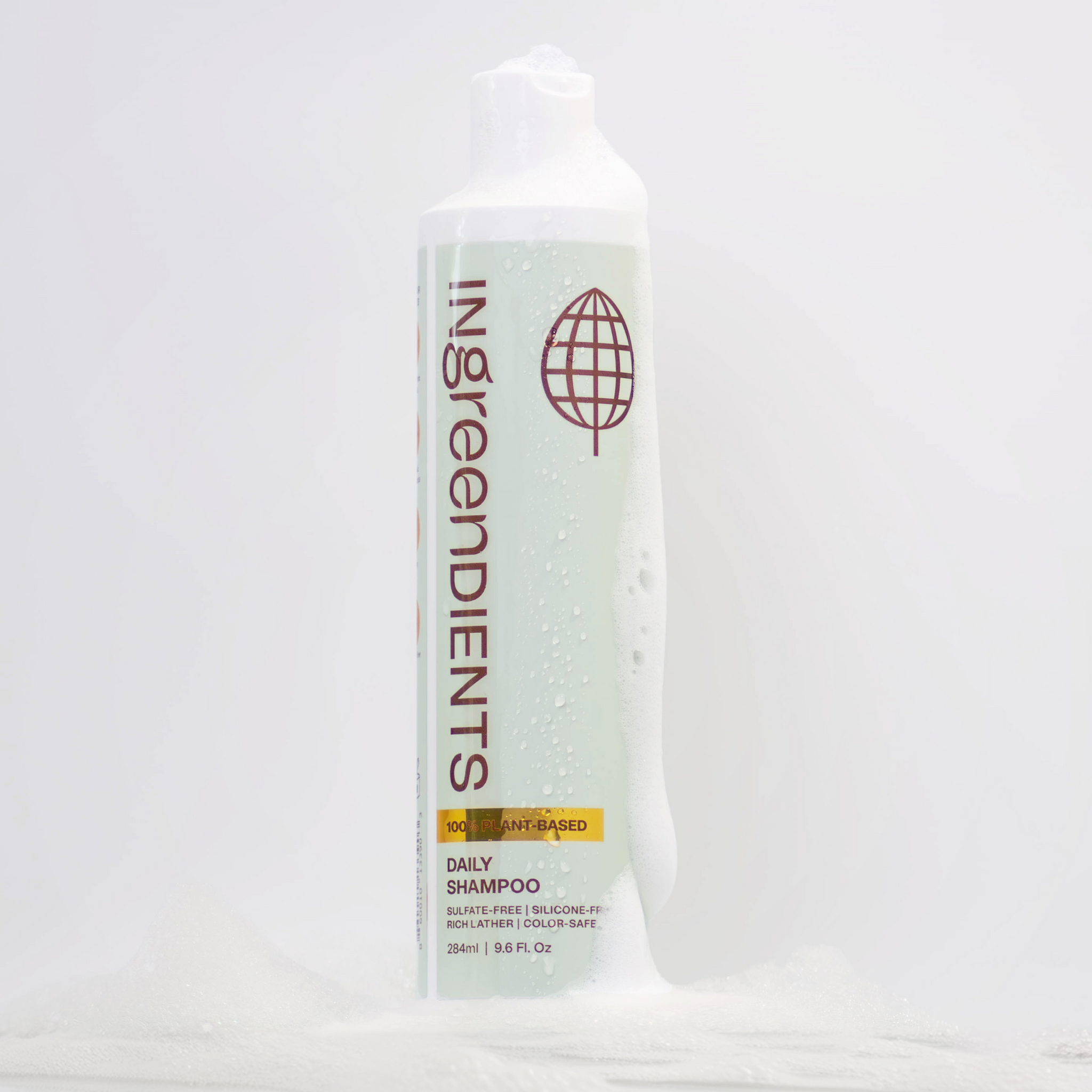 Graphic detailing the second key benefit, emphasizing gentle cleansing from the Daily Shampoo